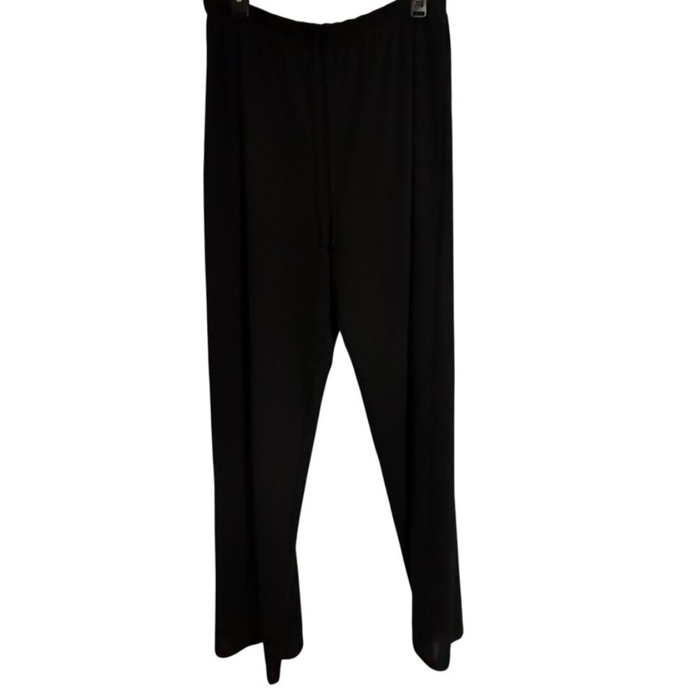 Kathy Lee Collection Black‎ Polyester Pants SZ Large Vintage Career